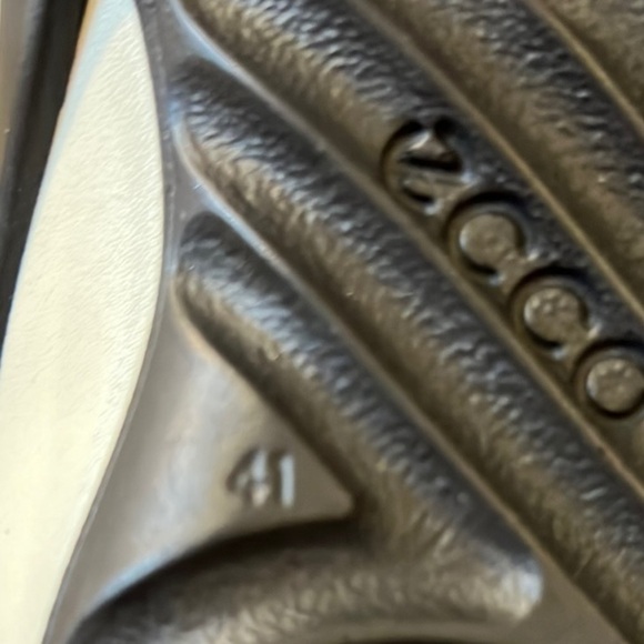 ECCO Womens White and Gray comfort walking shoes size 41 / 10 or 10 1/2 - Picture 9 of 9